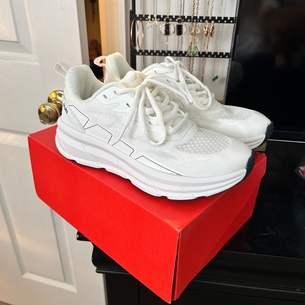 Amazon White Athletic Running Shoes
